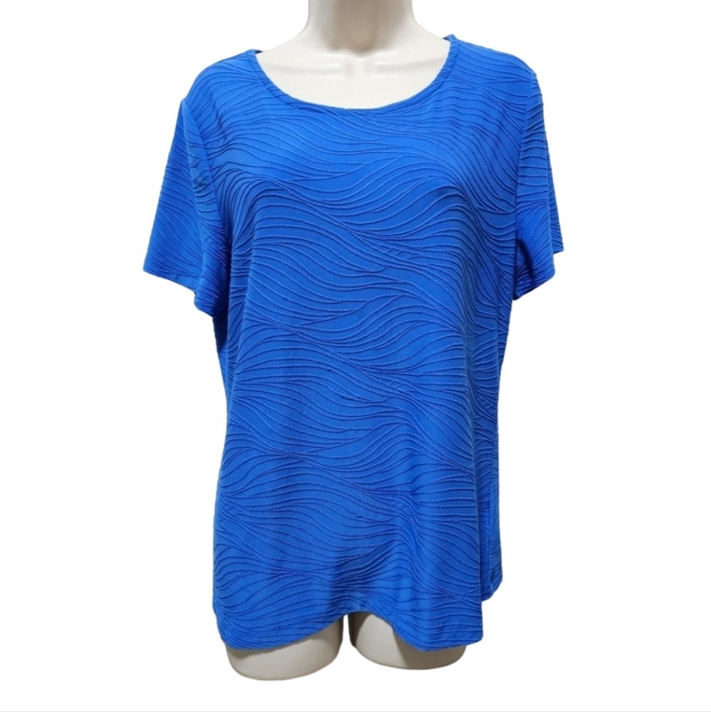 Women's JM Collection Blue Top